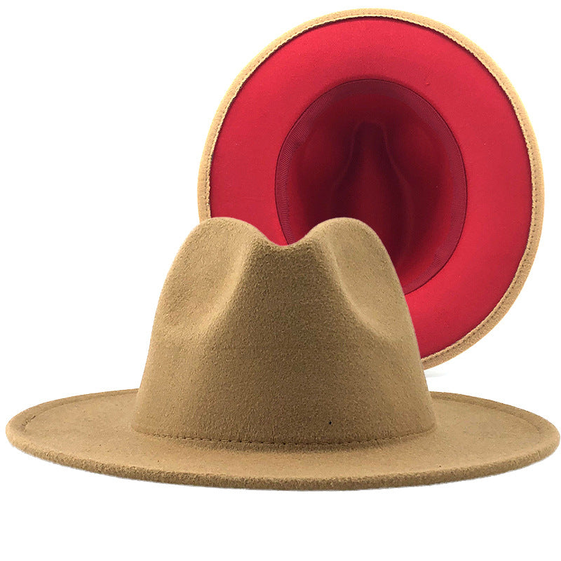 Two-tone Fedora hat - Tresha's Treasures