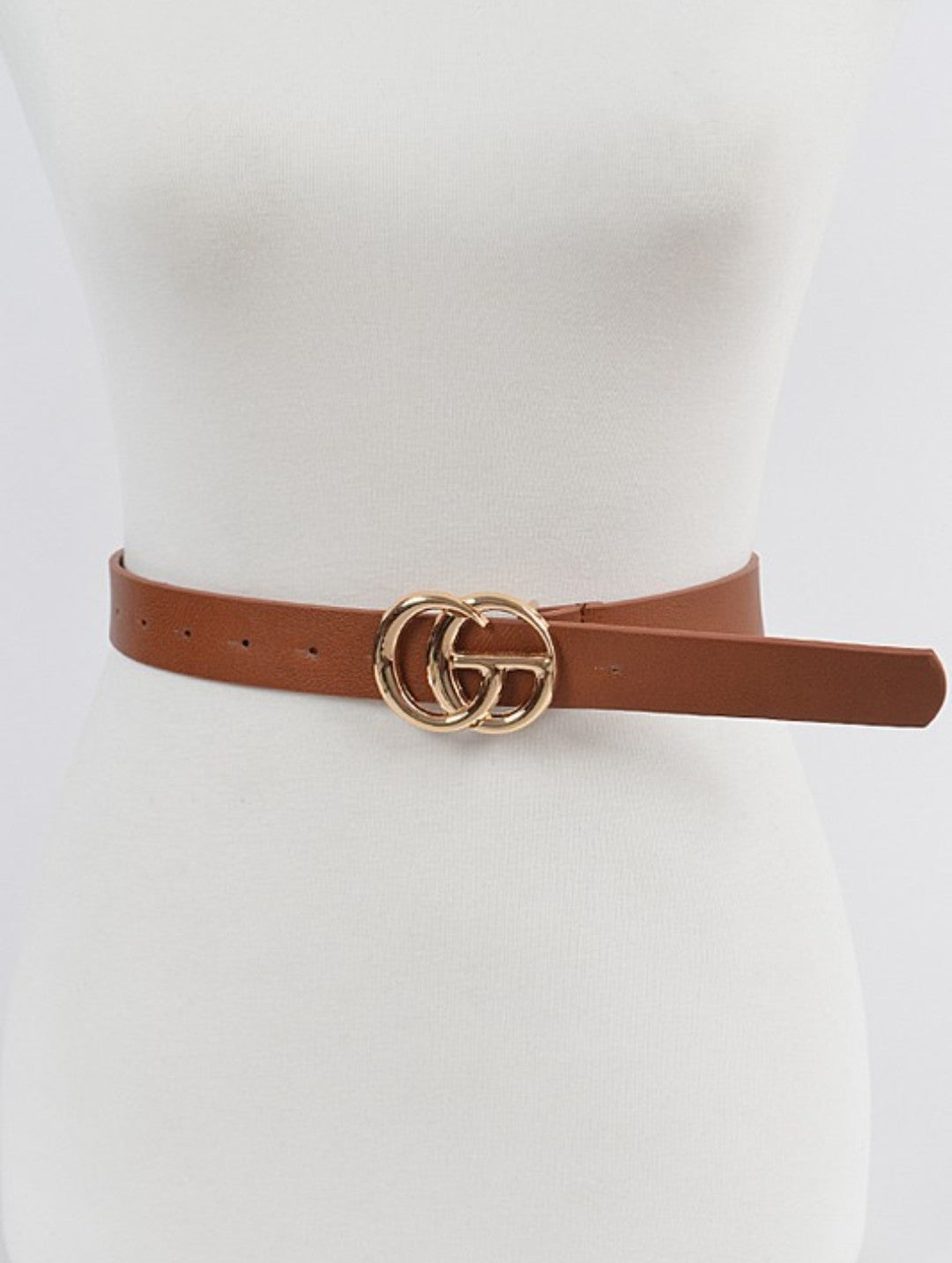 Leather GG belt