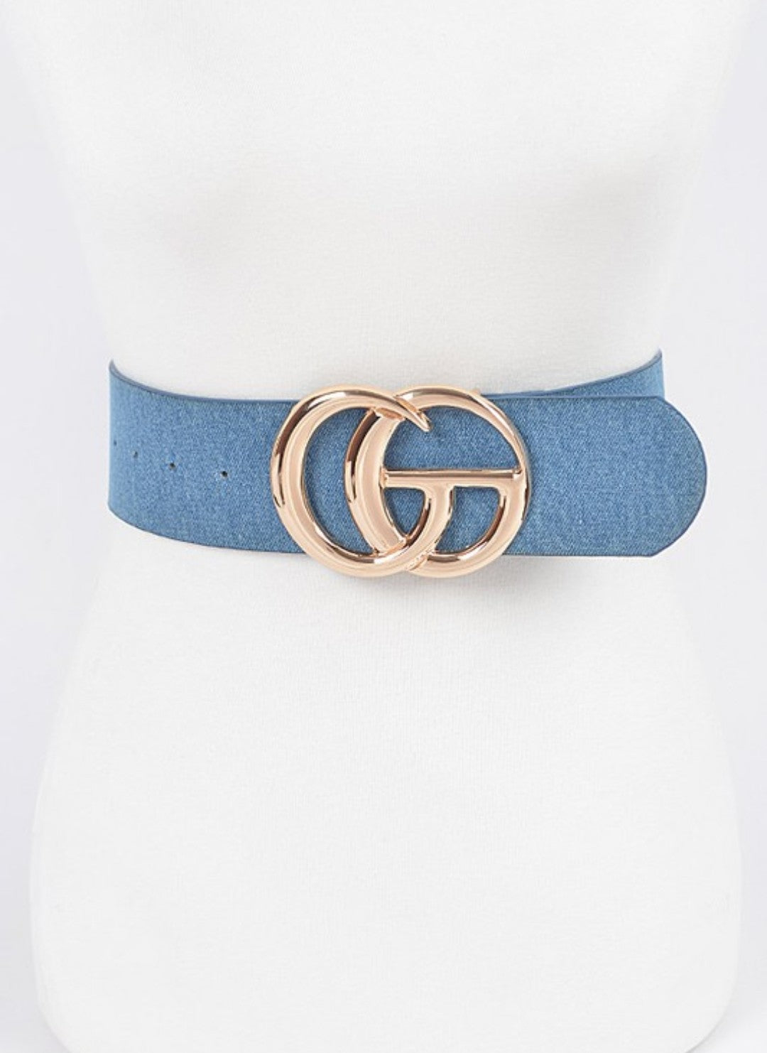 Plus size wide GG belt