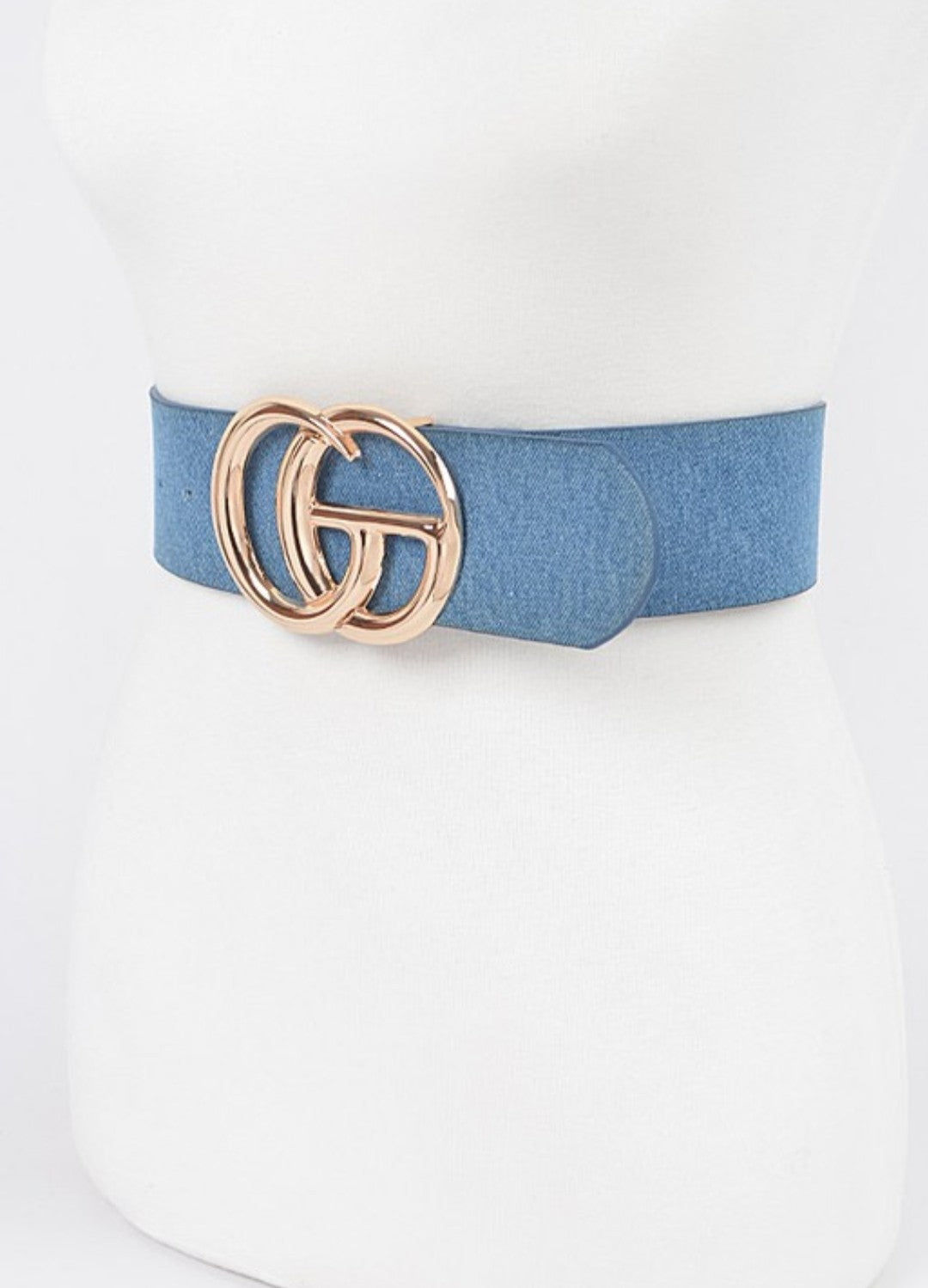 Plus size wide GG belt