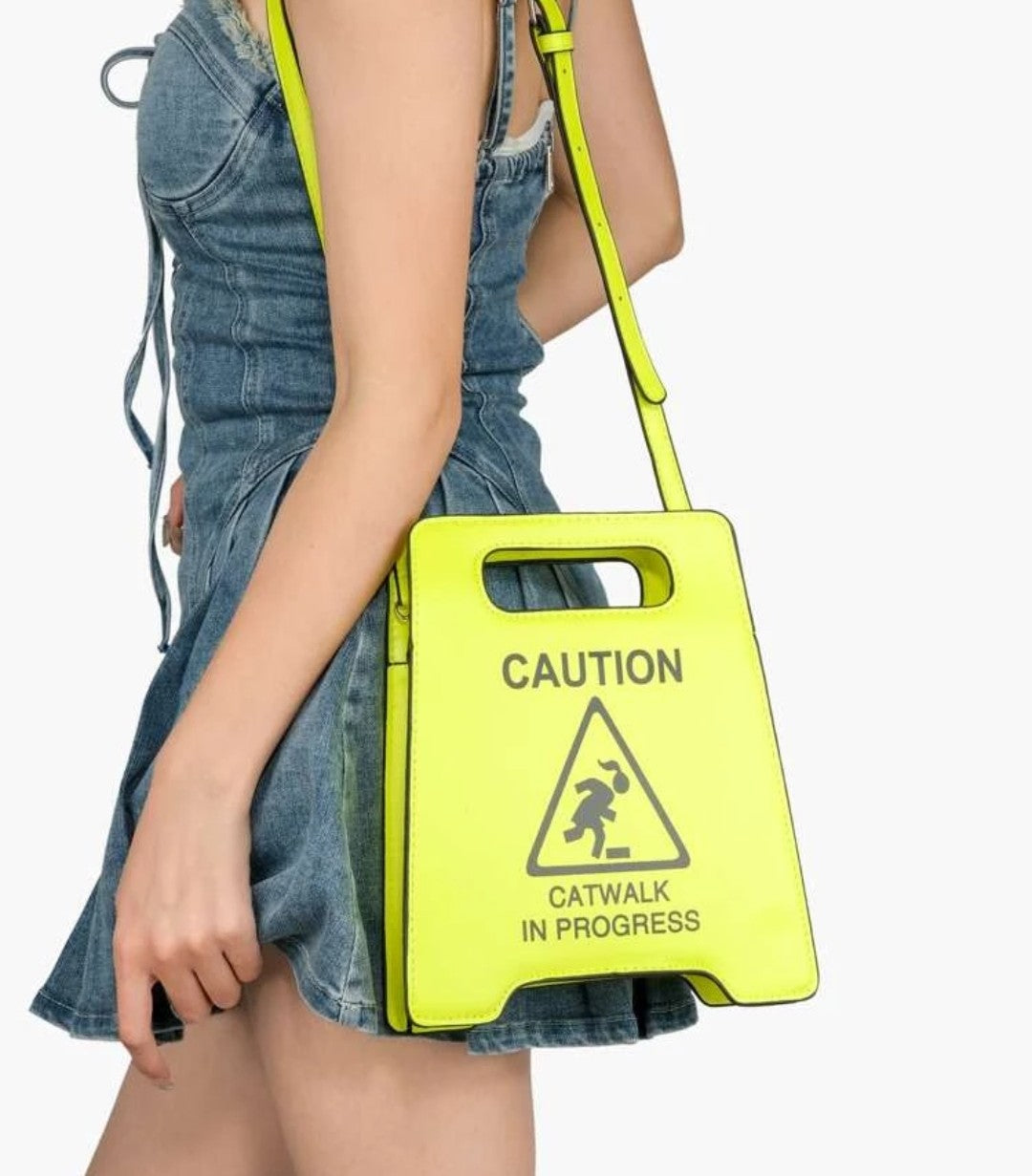 Caution Catwalk In Progress handbag