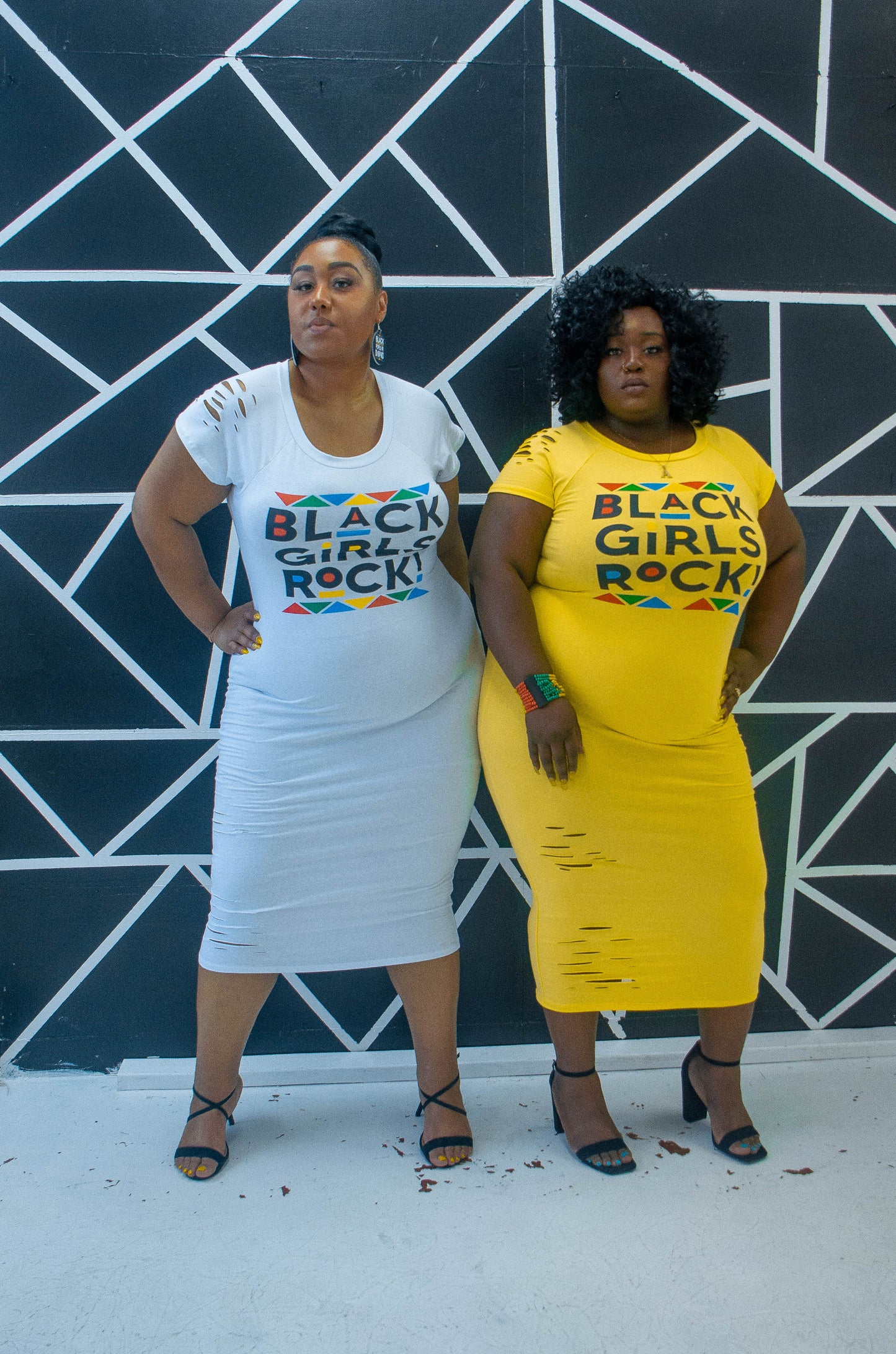 Black Girls Rock distressed t-shirt dress - Tresha's Treasures