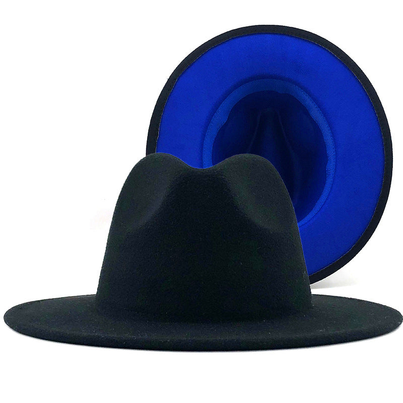 Two-tone Fedora hat - Tresha's Treasures