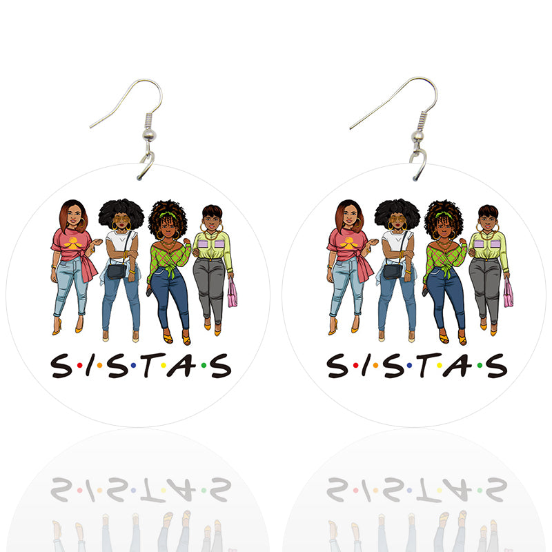 Sistas earrings - Tresha's Treasures