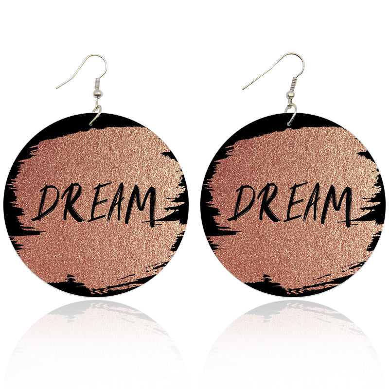 Dream wooden earrings - Tresha's Treasures