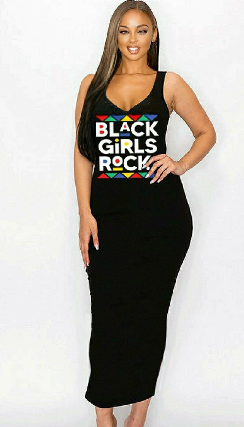 Black Girls Rock sleeveless dress
